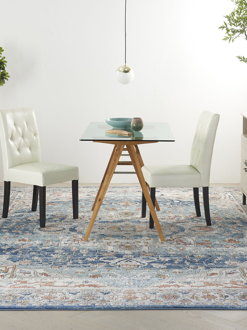 Quarry QUA11 Ivory/Blue 10' x 14' Rug