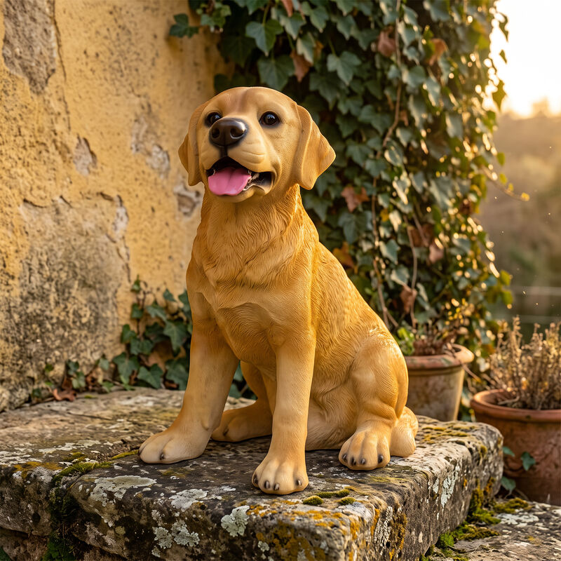 Cenvon Labrador resin statue image number 1