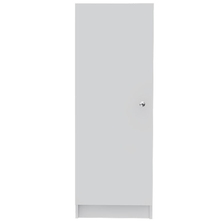 DEPOT E-SHOP Uluru Kitchen Pantry, Single Door Cabinet, Four Interior Shelves