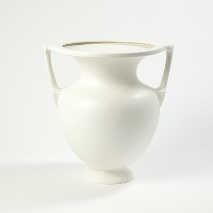 Grecian Amphora White-Large