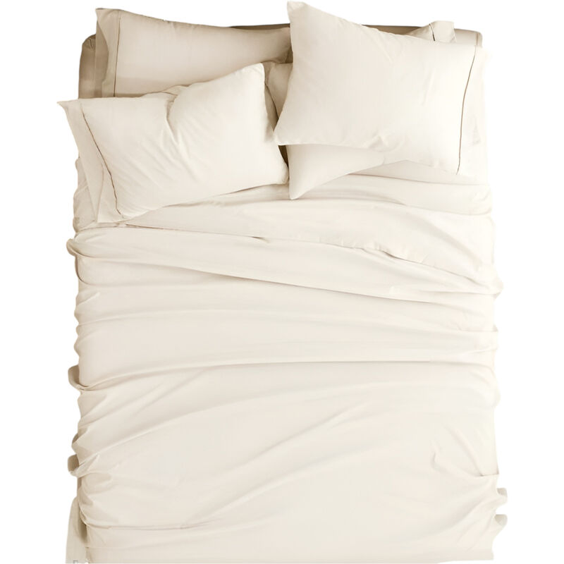 4-Piece Soft Wrinkle Resistant Microfiber and Polyester Sheet Set