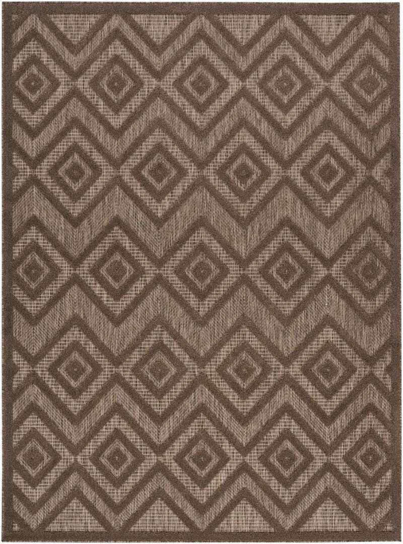 HomeRoots Geometric Indoor Outdoor Area Rug image number 0