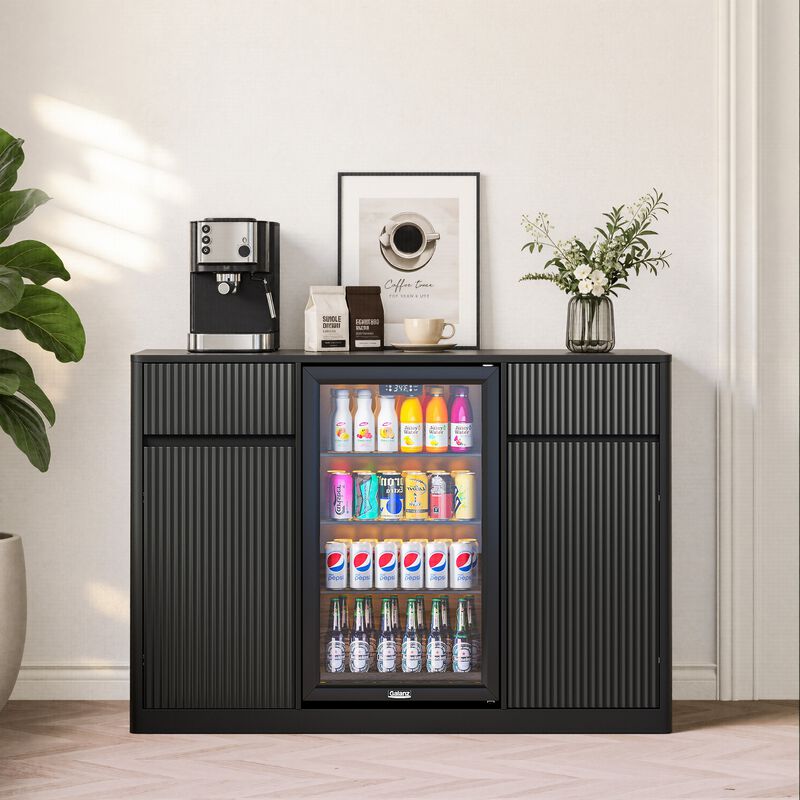 Kabrib Fluted Bar Cabinet image number 1