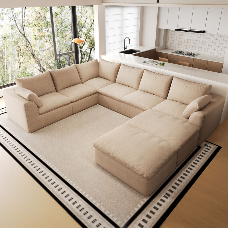 Dwing U Shaped Sectional Couch image number 2