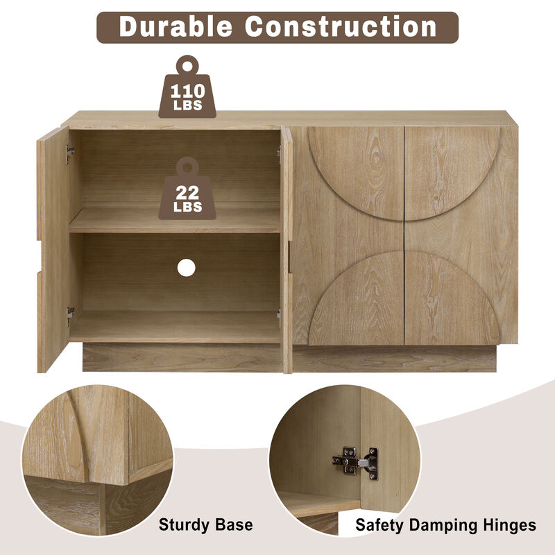 Kuxpex Large Storage Sideboard image number 6