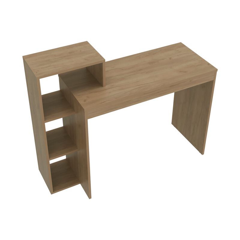 Venetie Desk, 3 Shelves, Light Pine
