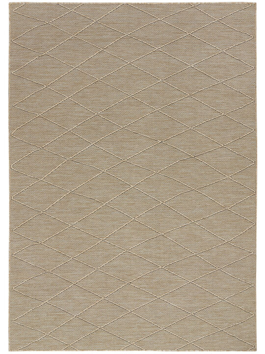 Washable Solutions WSL01 Natural 6' x 9' Rug