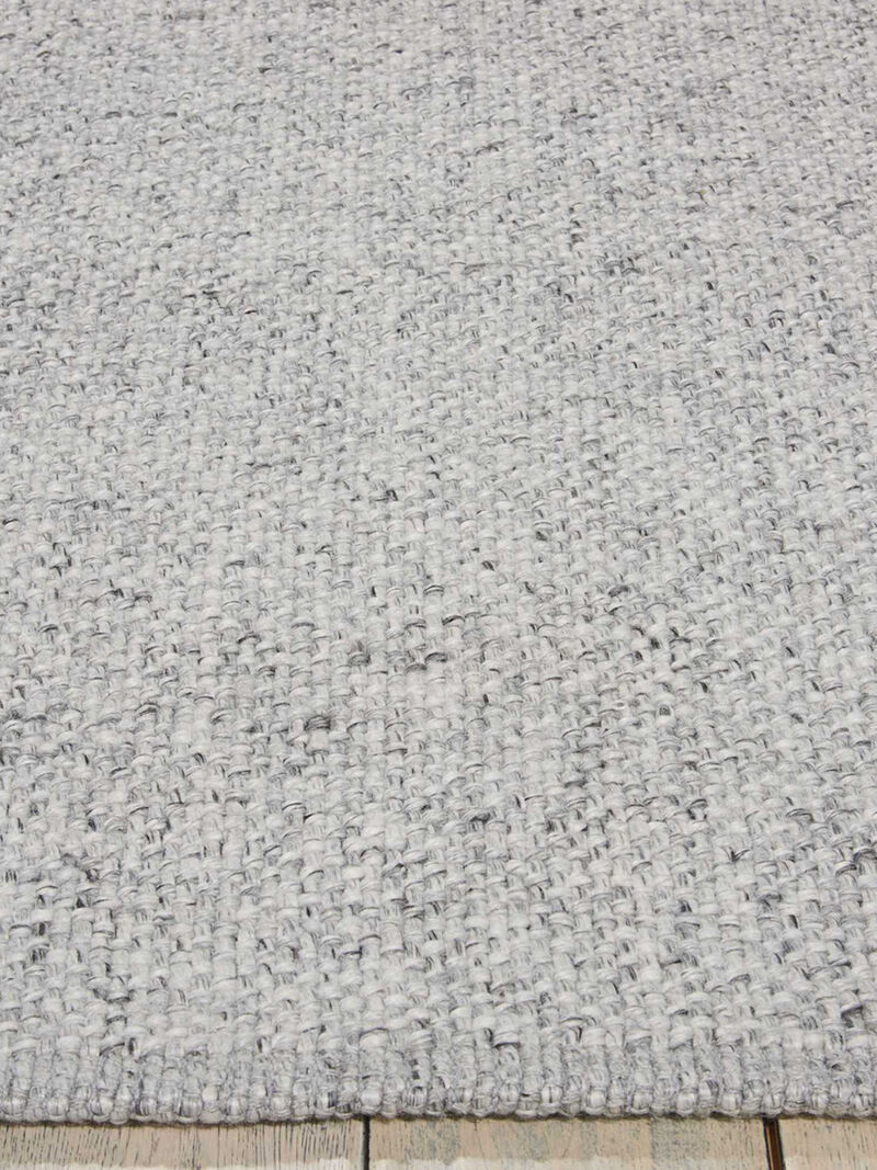 Tobiano TOB01 Silver 4' x 6' Rug