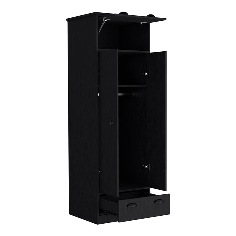 Armoire Dumas, Bedroom, Black