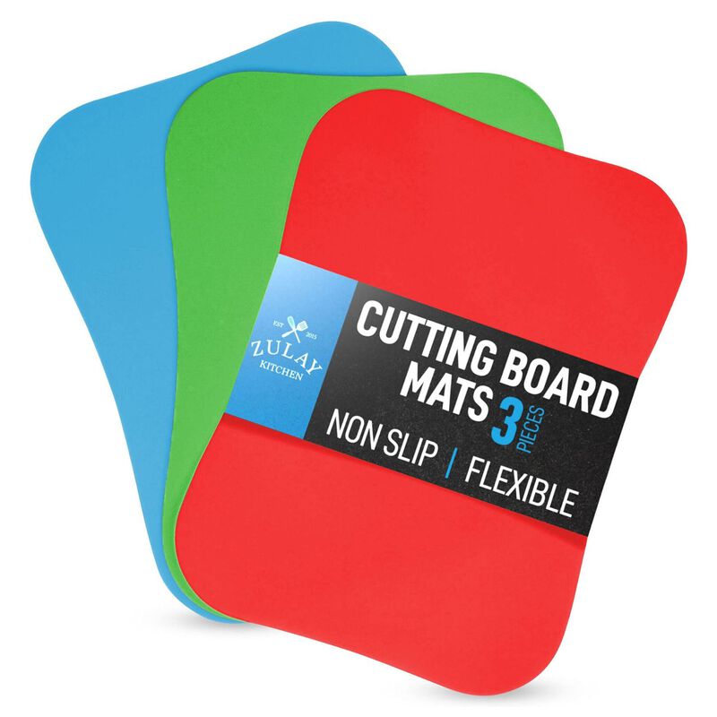Non-Slip Thick & Durable Flexible Flexible Cutting Board - Curved Edge