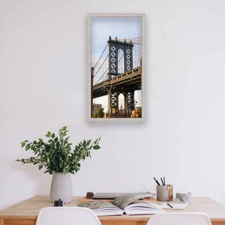 Rustic White Panoramic Picture Frame