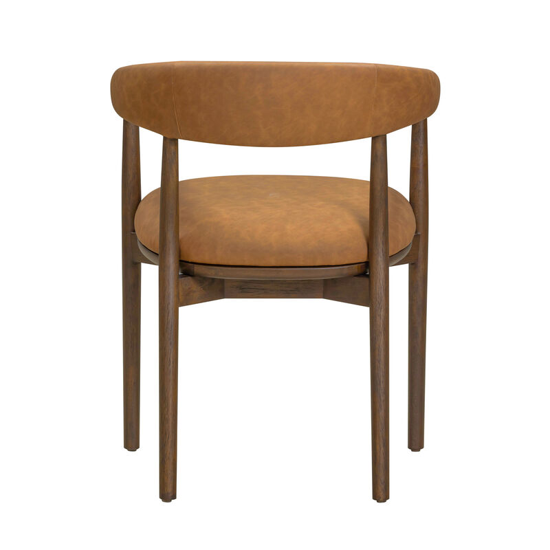 Vina Vegan Leather Dining Chair image number 4