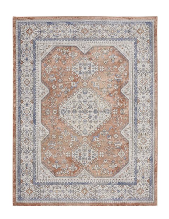 HomeRoots And Bronze Medallion Area Rug