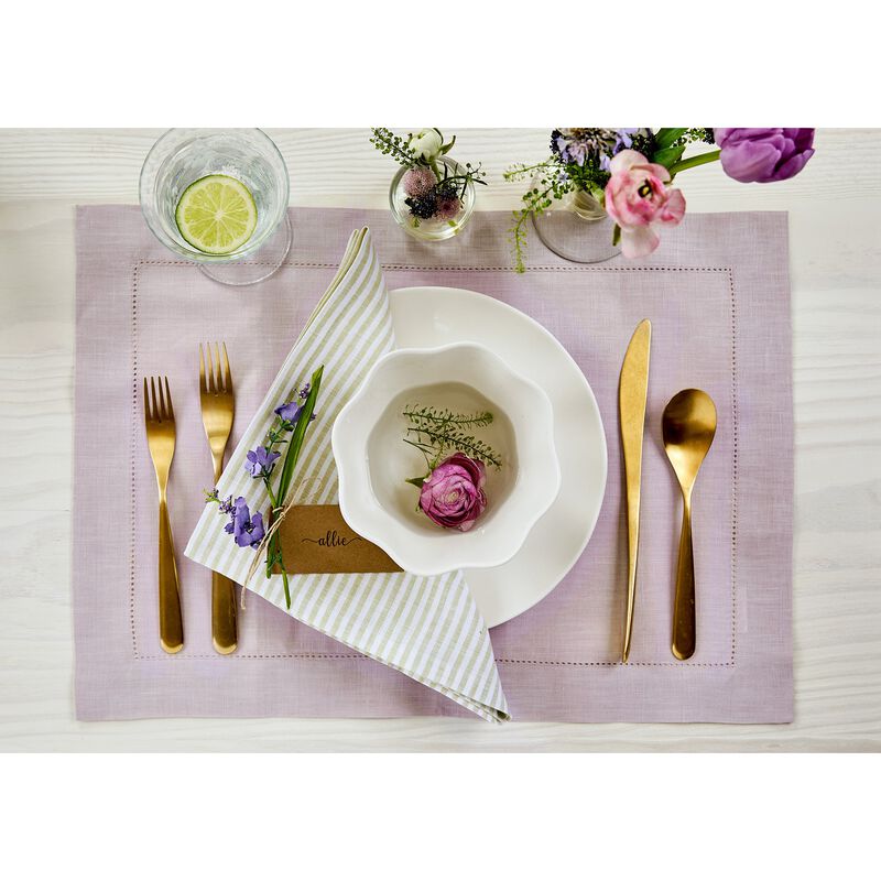 Linen Placemats - Classic Hemstitch
