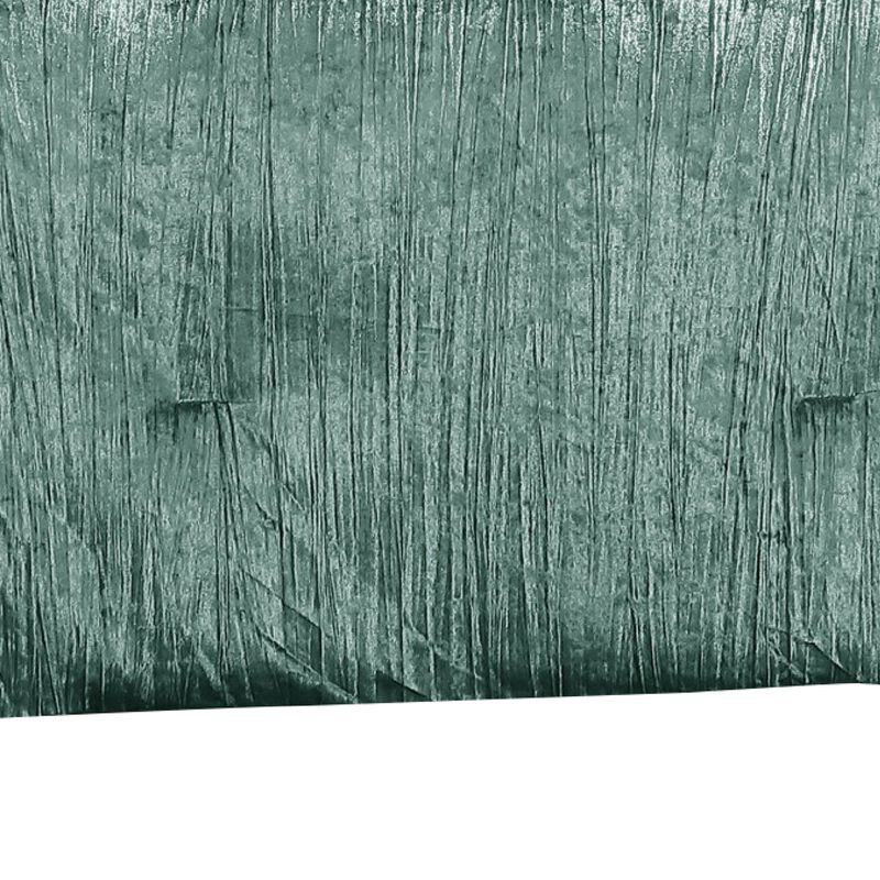 Jay 2 Piece Twin Comforter Set, Polyester Velvet Deluxe Texture, Green - Benzara