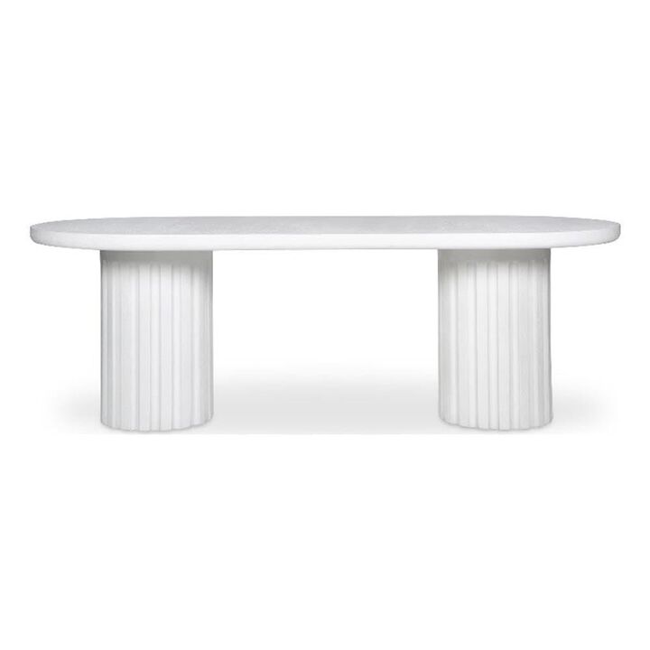Moe's Home Collection Eris Outdoor Dining Table White