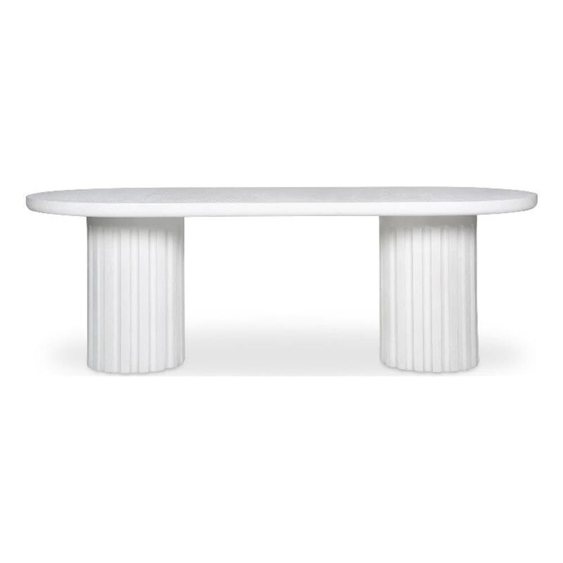Moe's Home Collection Eris Outdoor Dining Table White