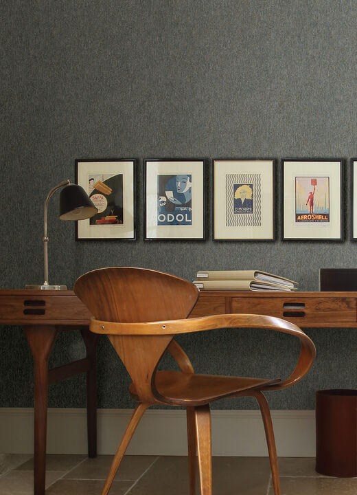 Gerard Charcoal Distressed Texture Wallpaper