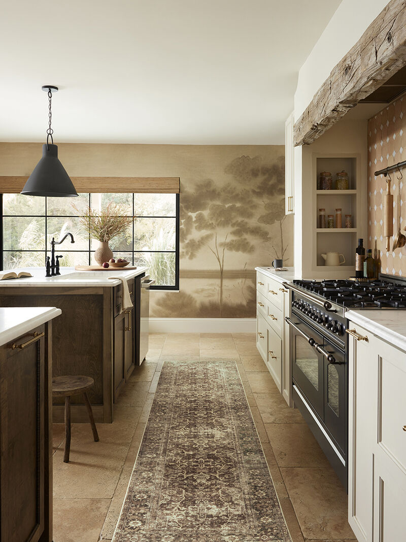 Sinclair SIN01 Rust/Lagoon 3'6" x 5'6" Rug