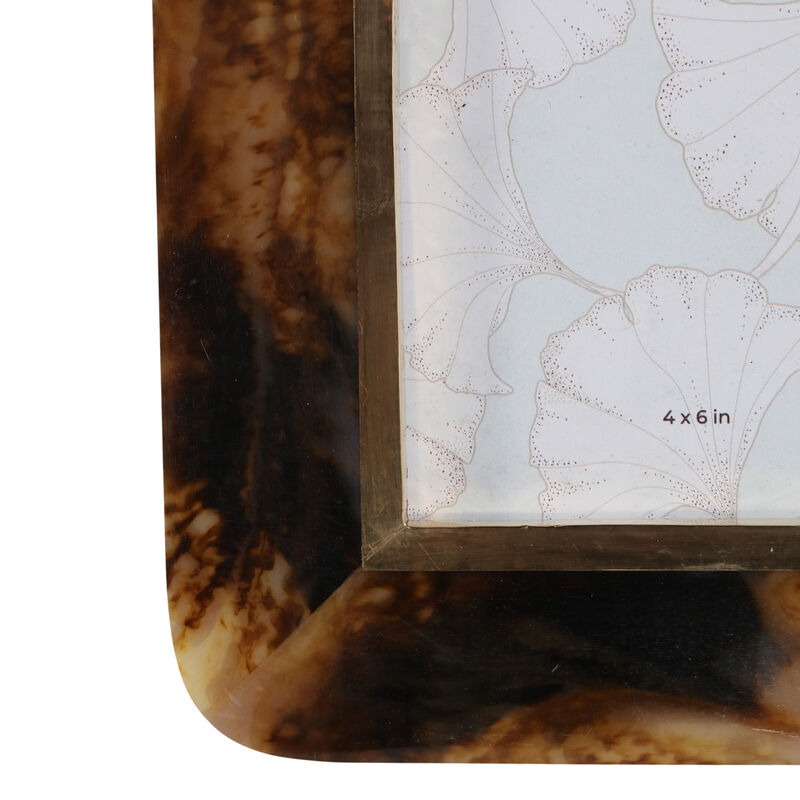 4x6 Brass Border Tortoise Look image number 4