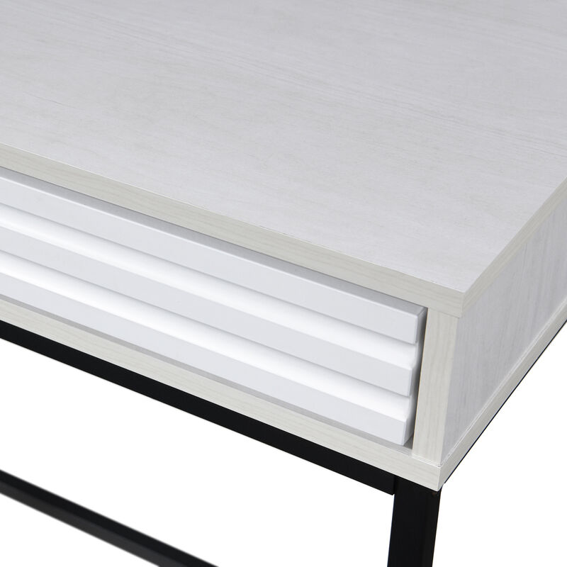 Casimo 35.43 in. Rectangular Engineer Wood Console Table