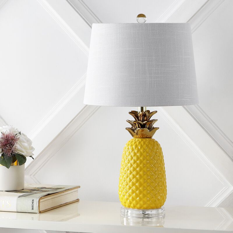 Pineapple Ceramic LED Table Lamp