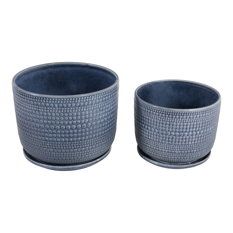 S/2 10/12" Textured Planter image number 4