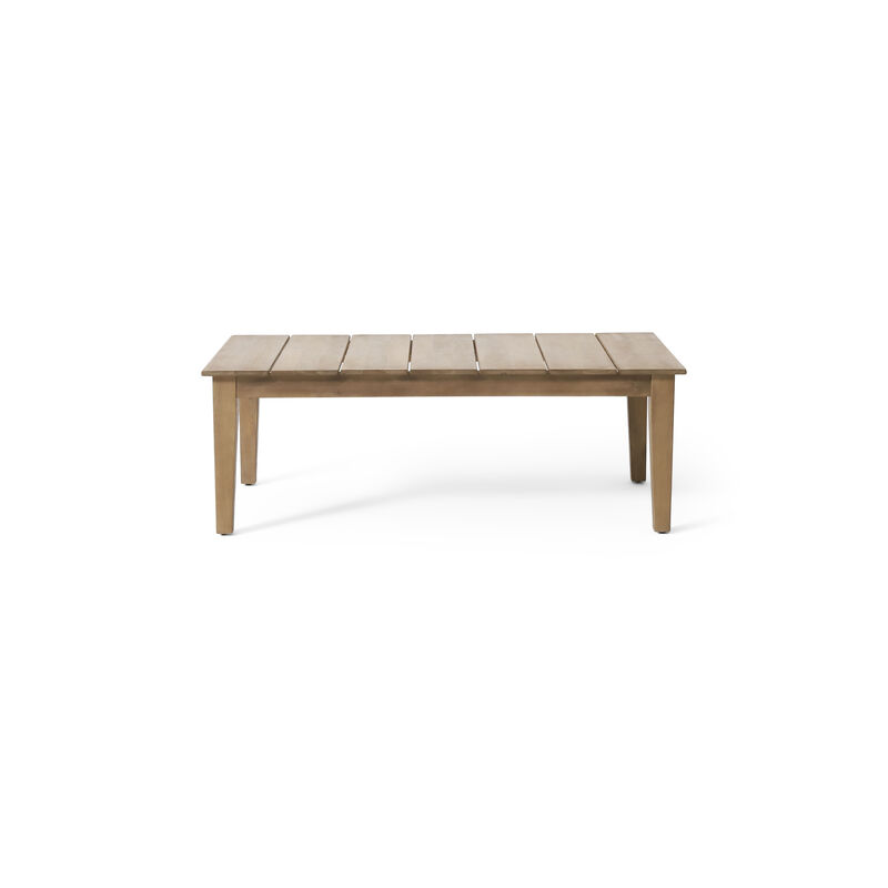 Merax Acacia Wood Outdoor Coffee Table