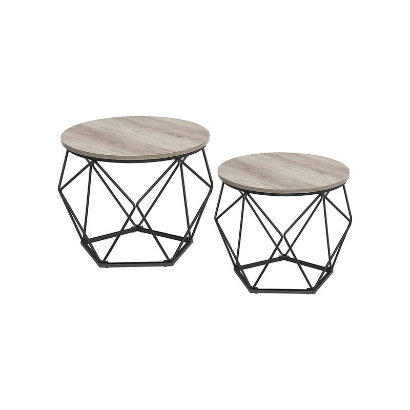 Hivvago Set of 2 Nesting Tables