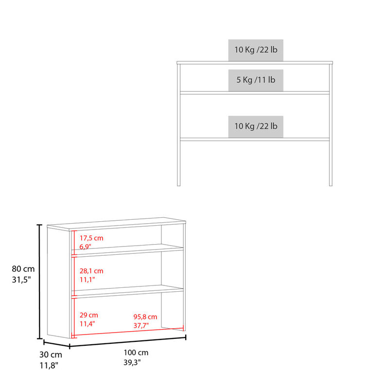Console Table Richton, Living Room, Black