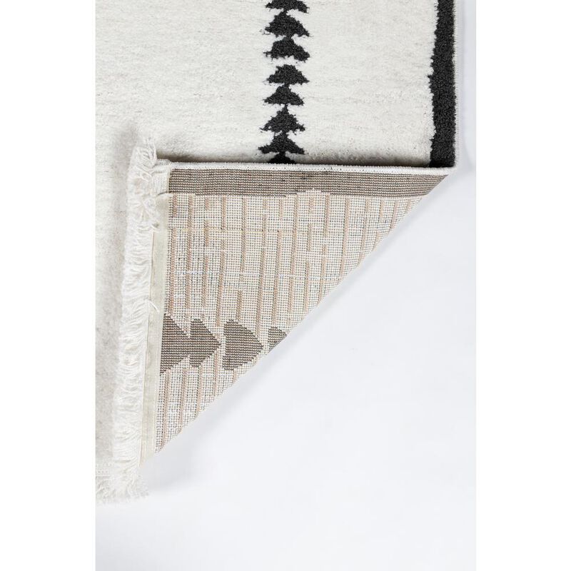 Momeni Contemporary Rectangle Area Rug, Ivory, 2' X 3'