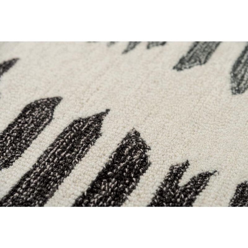 Rivera Gray 5' x 8' Hand-Tufted Rug