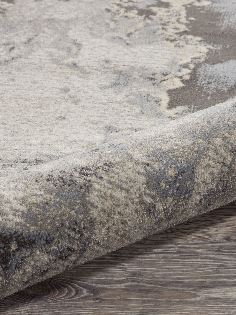 Maxell MAE08 Gray 3'10" x Round Rug