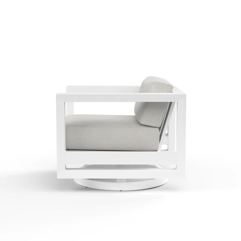 Newport Swivel Club in Cast Silver, No Welt