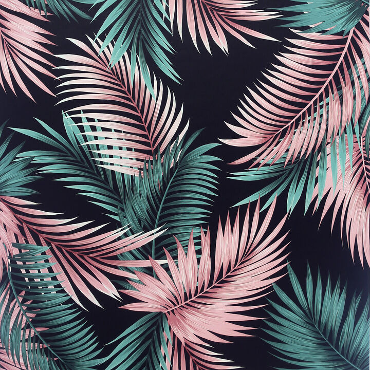 Eliza Sea Green Palm Fronds Wallpaper