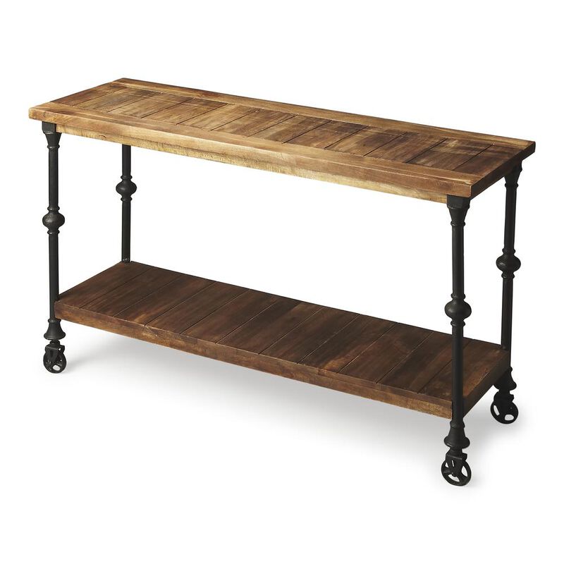 Butler Specialty Fontainebleau Industrial Chic Console Table, Multi-Color