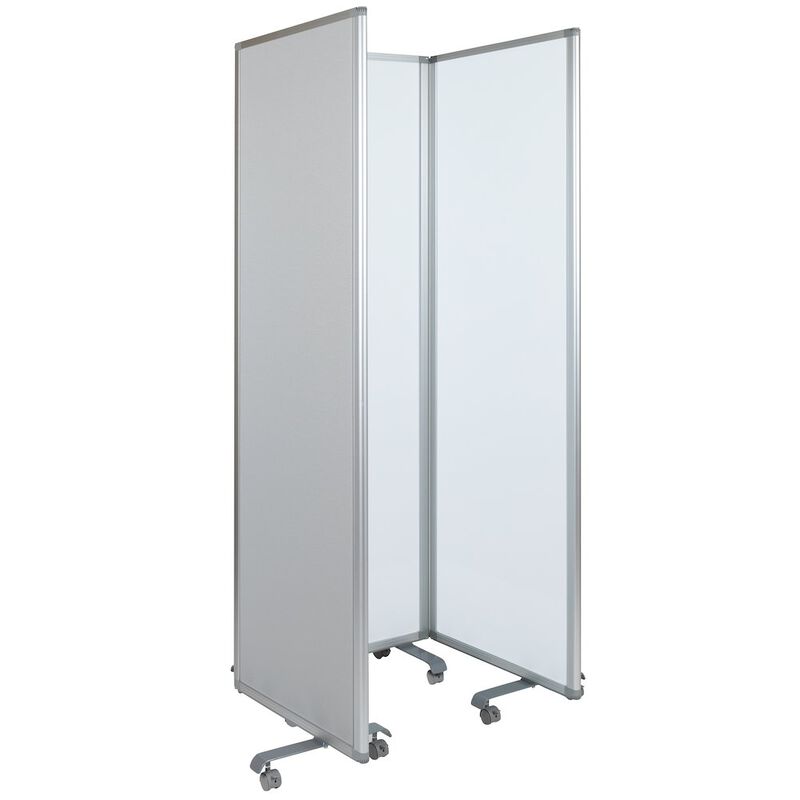 Flash Furniture Double Sided Mobile Magnetic Whiteboard, 72"H x 24"W image number 5
