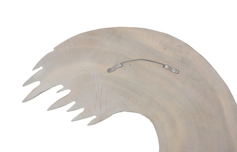 Swoop Bleached Wood Small Wall Art image number 4
