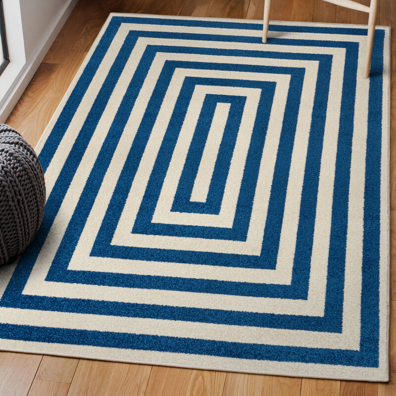 Bandol Modern Classic Mitre Stripe Area Rug