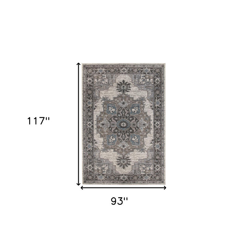 HomeRoots Medallion Area Rug image number 3