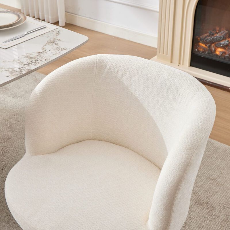 Haxcuk Chenille Upholstered Vanity Chair image number 4