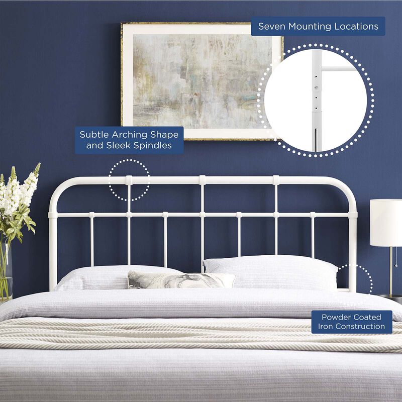 Alessia Metal Headboard image number 4