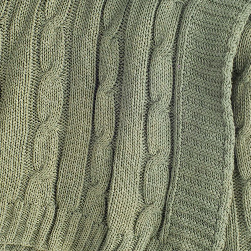 Olive Green 50" x 60" Throw Blanket