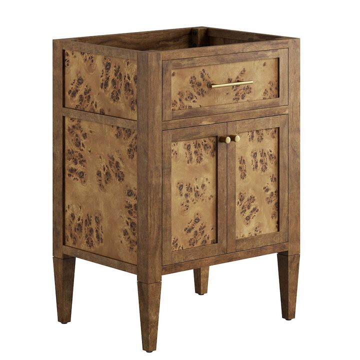 Modway Elysian 24 Wood Bathroom Vanity Cabinet (Sink Basin Not Included)