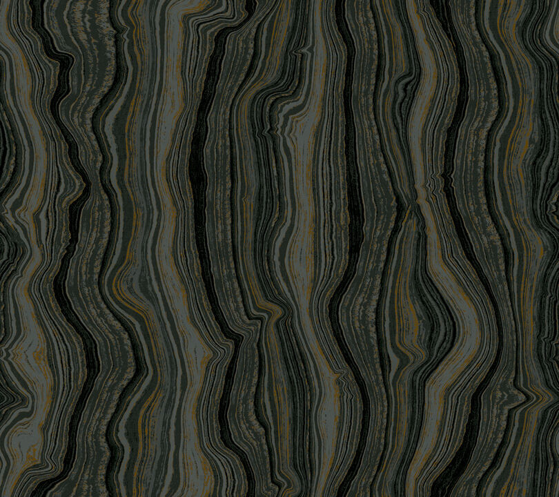 Mineral Shimmer Black & Gold Wallpaper