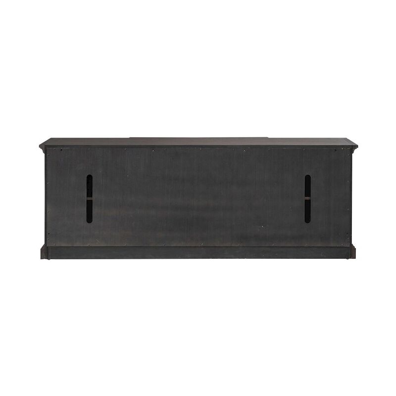 Liberty Furniture Paradise Valley 78 Inch Entertainment Console for Living Room - Saddle Brown image number 1