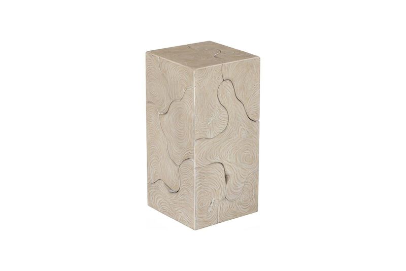 Teak Slice Small Pedestal image number 1