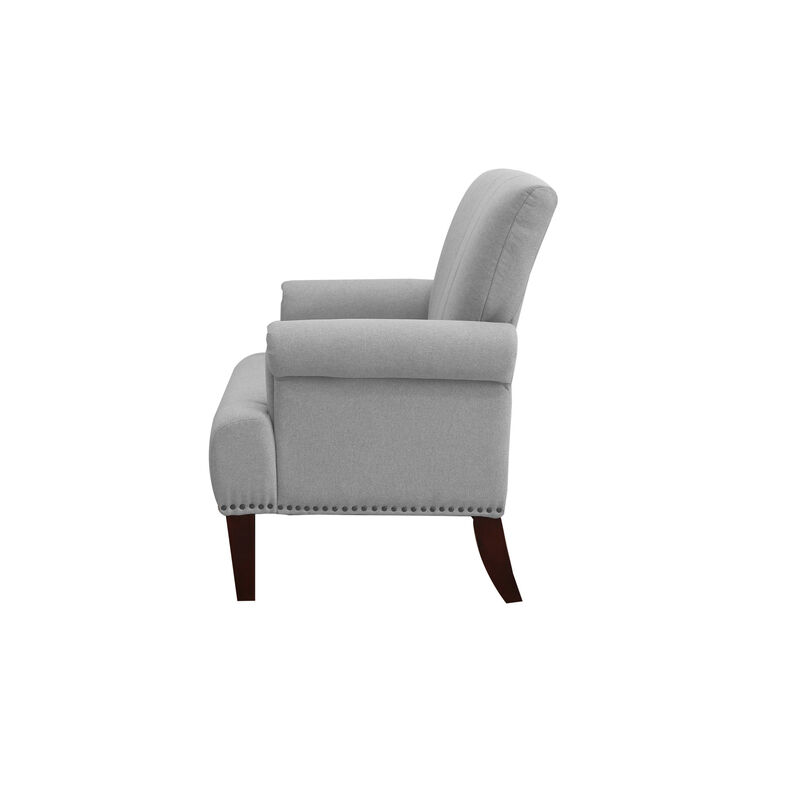 Upholstered Arm Chair with Cushioned Seat for Living Room or Bedroom image number 2