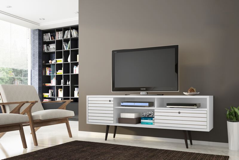 Liberty Extra Large TV Stand in White