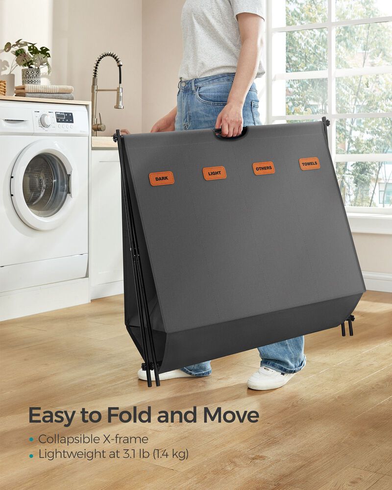Collapsible Laundry Hamper and Basket – Stylish and Convenient Storage Solution